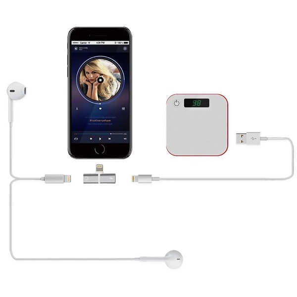 Lightning-adapter för iPhone - Svart