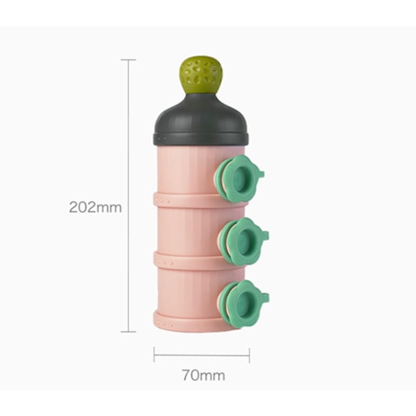Splicing Baby Milk Powder Formula Dispenser Stapelbar