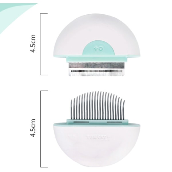 2 I 1 Cat Comb Pet Grooming Hair Remover Supplies Cat