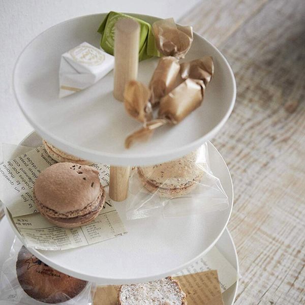 3-vånings tårtställ Serveringsbricka Fruktfat Elegant bröllop