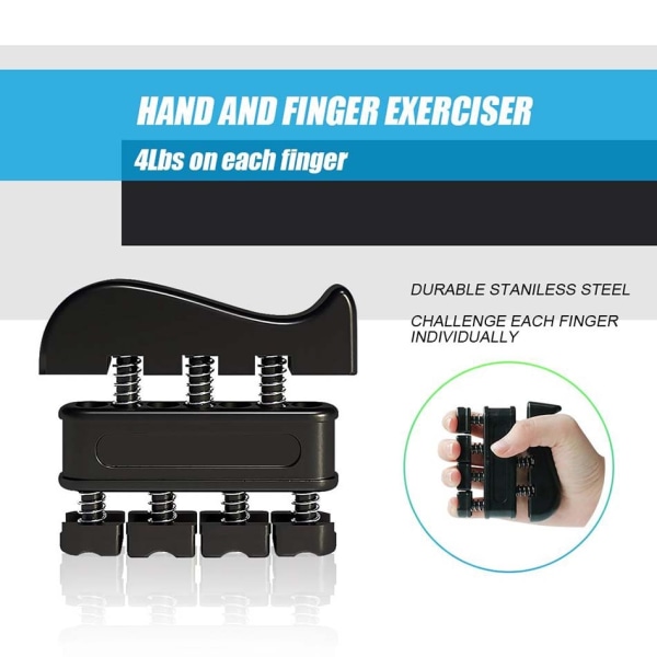 5PC/ Set Gym Fitness Justerbart Handgrepp Set Finger Underarm