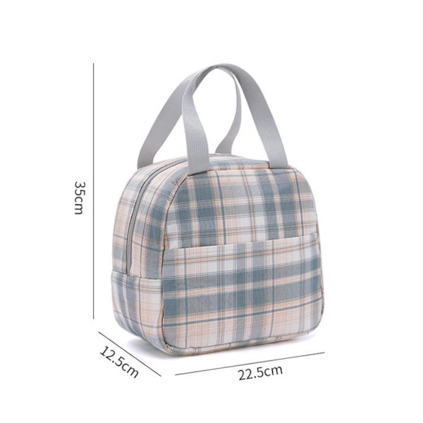 Lunchbox Tote Bag, Aluminiumfolie Förtjockad Student Pink