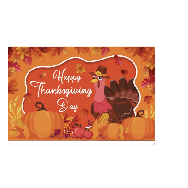 Thanksgiving dekoration Banner, höstskörd bakgrund Colorful J