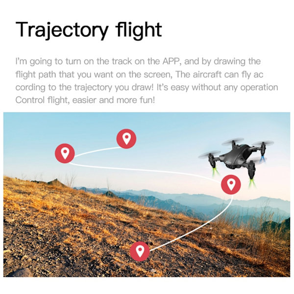 H2 Mini Drone WiFi FPV 1080P 4K HD Camera Altitude Hold Real