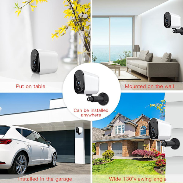 Wi-Fi Baby Monitor Kamera Full HD Utomhus inomhus