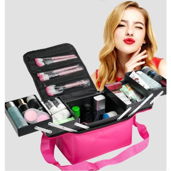 Dam Dam Makeup Kosmetisk Case Toalettväska Crossbody Bag