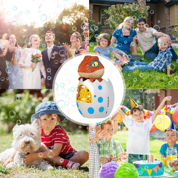 Bubble Machine Dinosaur Egg Bubble Maker Icke-giftigt pussel
