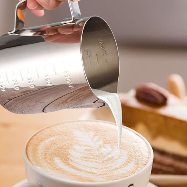 350 ML Espressokaffe Pull Blommjölk Muggar Kopp Potter Handtag