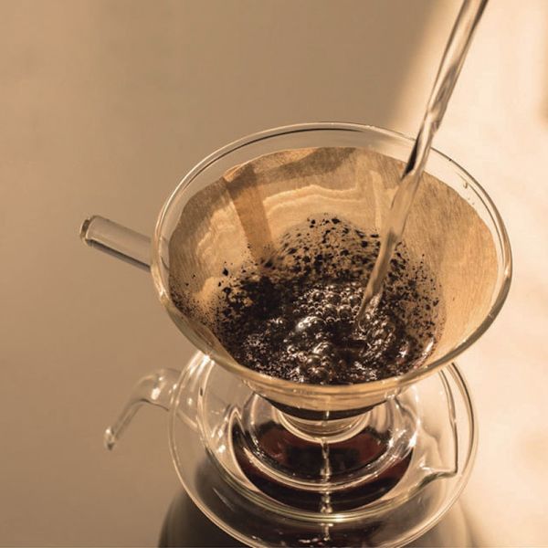 Bärbar Droppkaffebryggare Glaskanna Espressomaskin Vattenkokare