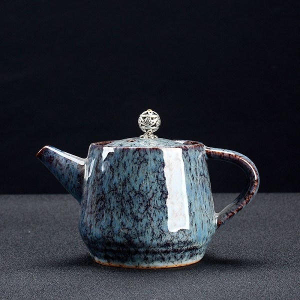 Utsökt Starry Sky Glaze Tea Pot Traditionellt landskap