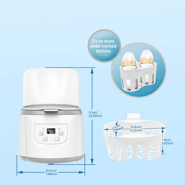 4 i 1 Smart Automatisk Intelligent Termostat Desinficera
