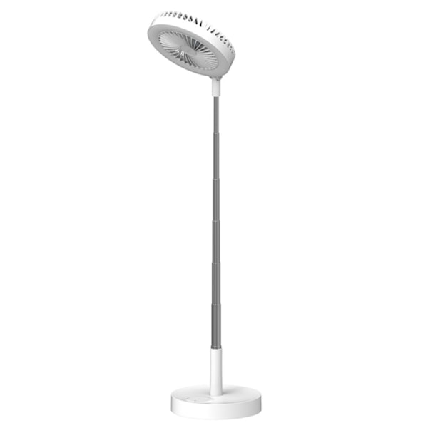 Bärbar hopfällbar teleskopfläkt Skrivbordsstativ Mute Fan USB