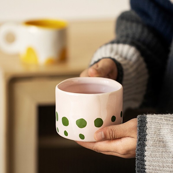 300 ml keramiskt handtag kaffemugg Office Home Water Cup