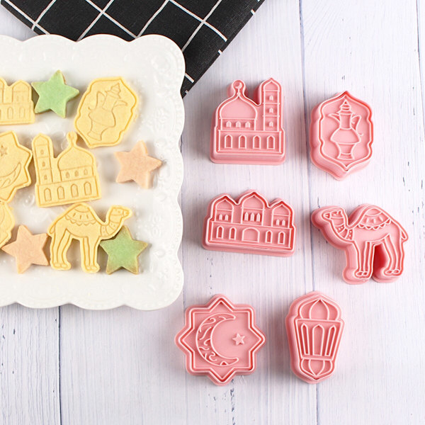 6st/ set Bakform Form Set Ramadan Islamic Cake