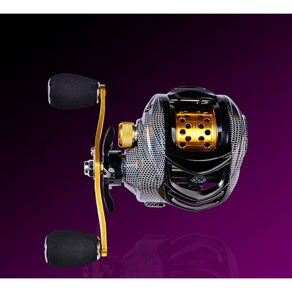 Högerhand10KG Max Drag Baitcasting Rulle 17+1 Kullager