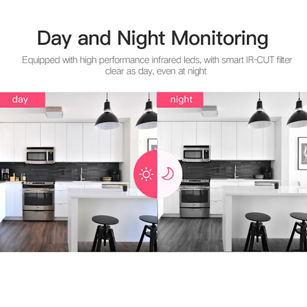 1080P IP-kamera Säkerhetskamera WiFi trådlös CCTV-kamera