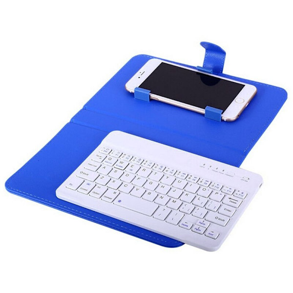 Mini trådlöst Bluetooth tangentbord med case