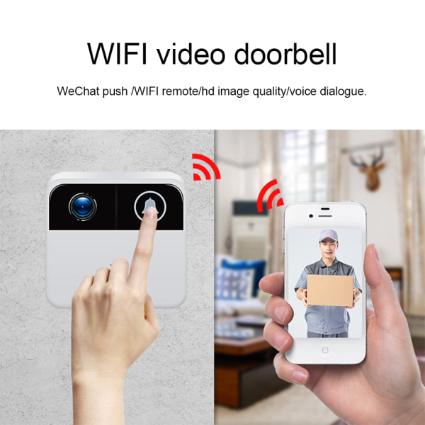 720P Smart WIFI Dörrklocka Intercom WI FI Dörrklocka För