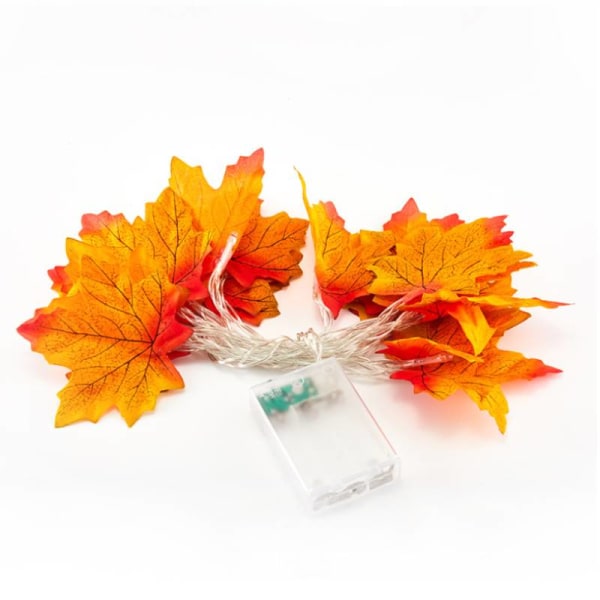 LED-simulering Maple Leaf dekorativa lampor, Thanksgiving