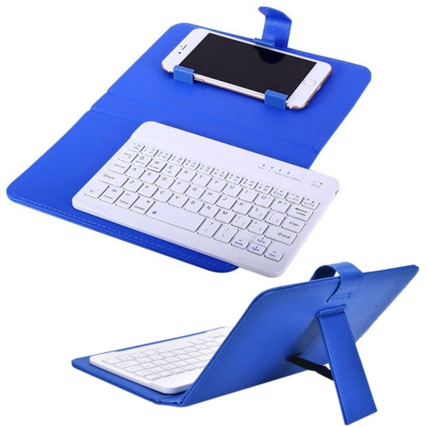 Mini trådlöst Bluetooth tangentbord med case