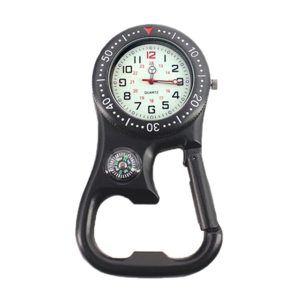 Ryggsäcksdekoration Kompass Watch Clip Karbinhake Krokficka