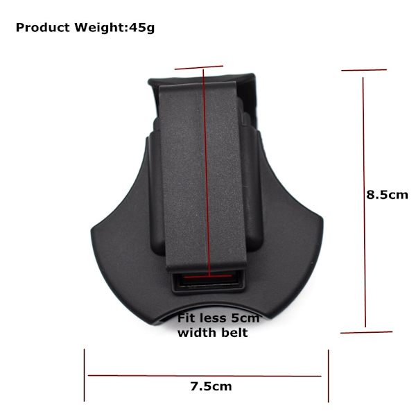 Tactical Hunting Manschettfodral med öppen topp Case standardhandbojor