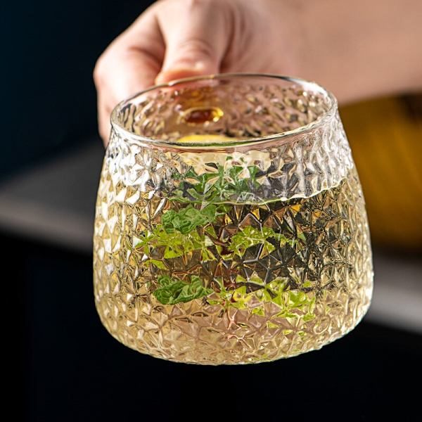 1 st 420ml japansk stil teglasögon handgjorda värme
