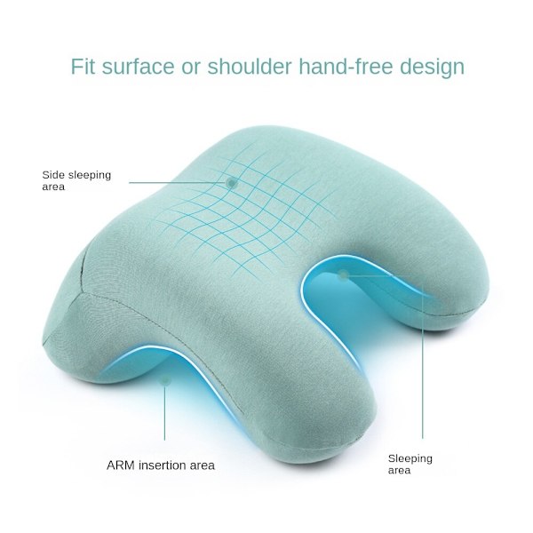 Studenter Nap Prone Kudde, Nap Magic Pillow Kudde Kudde Blue