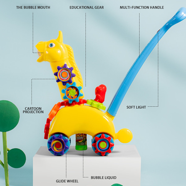 Tidiga pedagogiska Bubble Fidget Toys Machine Cart Barn