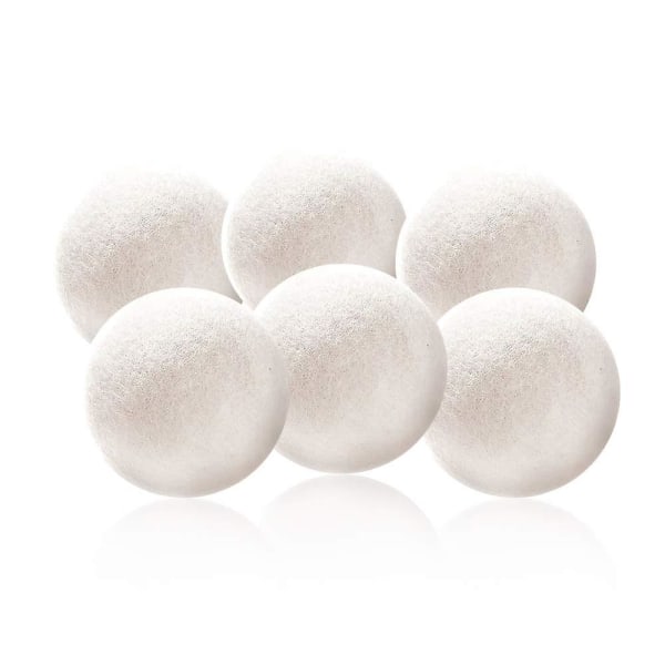 6-pack ull torktumlare bollar Återanvändbart naturligt tyg