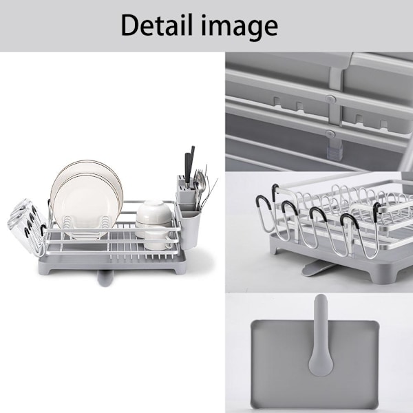Köksdiskställ Superstor kapacitet avlopp i aluminiumlegering
