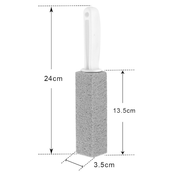 1 Styck/ set Toalettborste Naturlig pimpsten Handfat Badkar