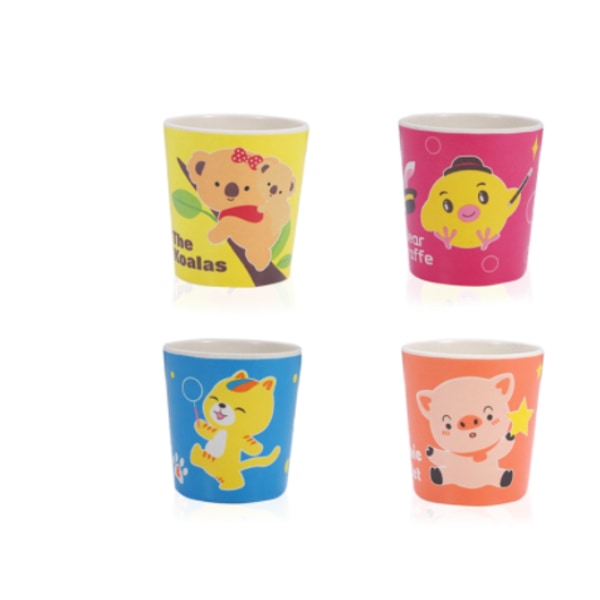 4st Kids Cup Set Natural Bamboo Fiber Baby Cup Toddler