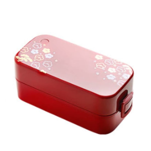 Lunchlåda 2 Lagers Blomma Bento Box För Matbehållare