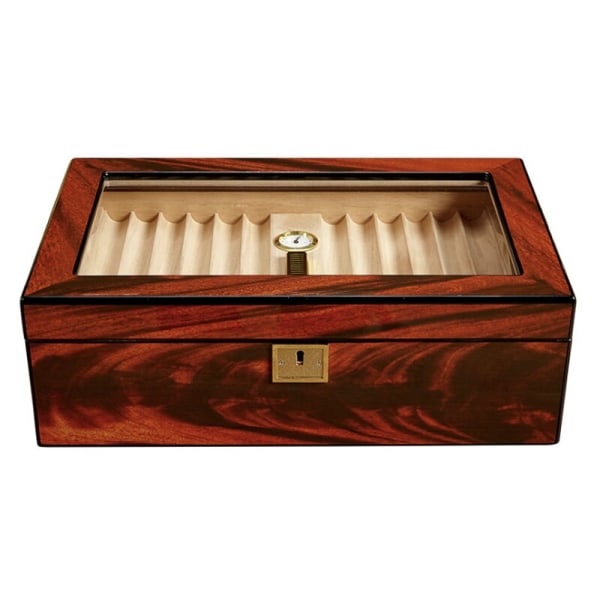 Travel Cedar Wood Cigarr Humidor Box Case cigarrfodral