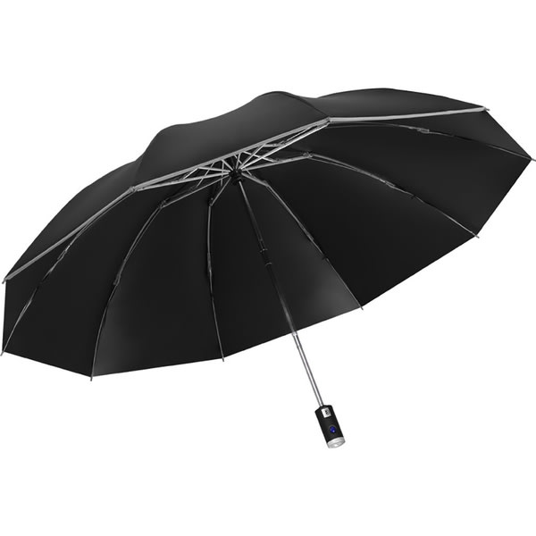 Automatiskt paraply bakåtfällbart affärsparaply med