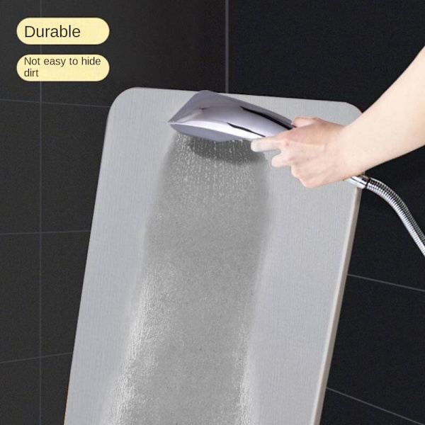 Diatom Mud Absorberande Golvmatta, Badrum Toalett Duschrum Grey