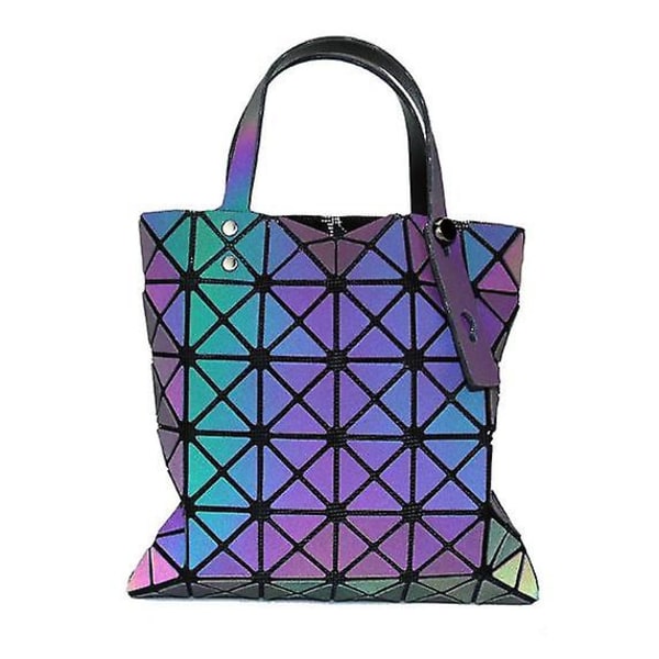 Holografisk Geometrisk Tote Handväska Handväska För