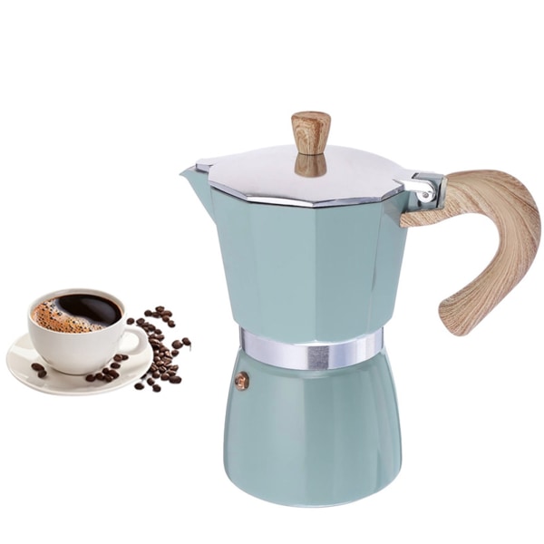Aluminium Italiensk Moka Espresso Kaffebryggare Perkolator spis