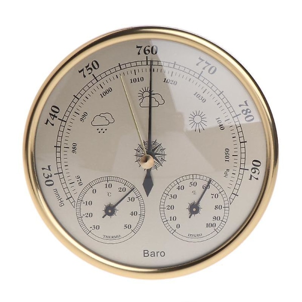 Väggmonterad hushållsbarometer termometer hygrometer