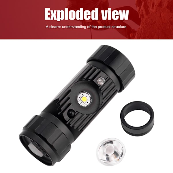 RJ 020 XPE LED Induktionsstrålkastare 1000LM Rörelsesensor