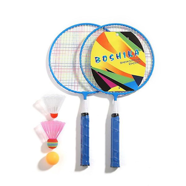 Nylon badmintonracketset i set(blå)