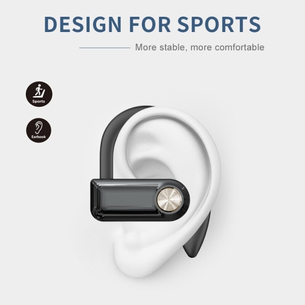 Bluetooth -hörlurar 5.1 Sport trådlösa hörlurar 15 timmar