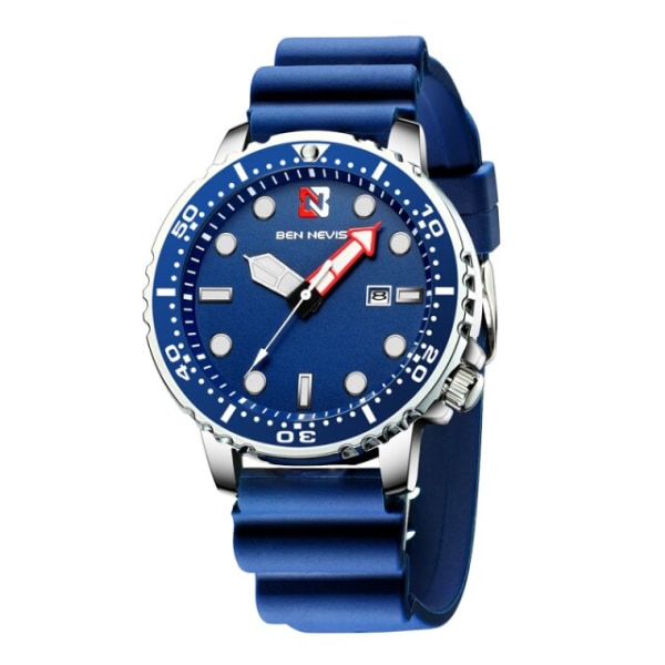 Herrklockor Mode Analog Quartz Watch With Date Military