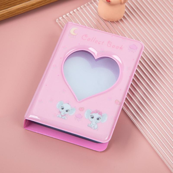 3 tums Kpop-kortpärm Fotoalbum Butterfly Love Hollow 40 A5