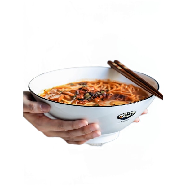 Japansk stil Ramen Bowl Hushåll Stor Nudelskål Singel