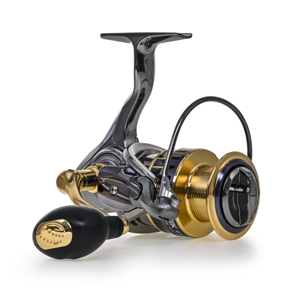 [Havsfiske Spinning Reel] Metal Rocker Arm Reel Cup Luya Black GX3000