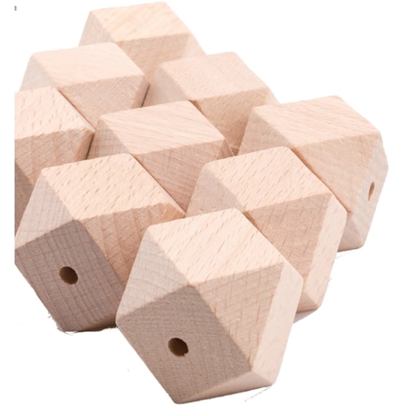 Träpärla Bandleksak För Baby DIY-leksak Rattle Binder