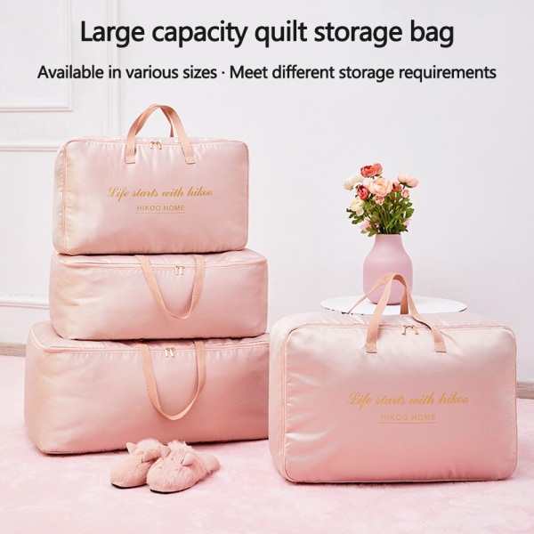 Hushållsbärbar täckeförvaringsväska Duffelbag Tote Bag