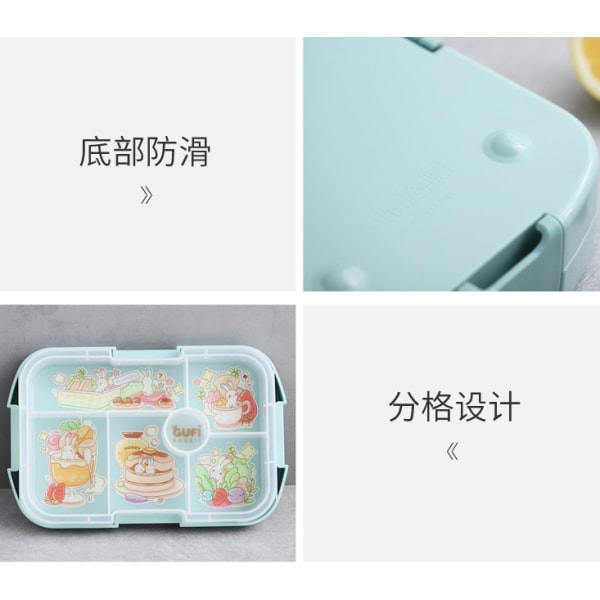 Lunchbox Mikrovågsugn Flera galler Matförvaring Läcksäker